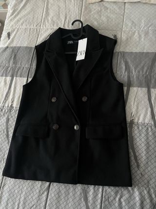 Chaleco negro Zara - Talla única