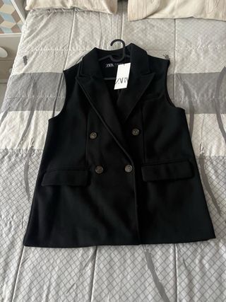Chaleco negro Zara - Talla única