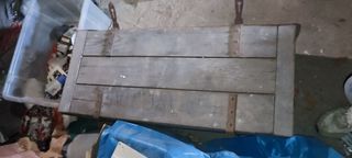 Caja herramientas antigua de madera