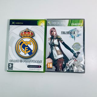 Final Fantasy XII Xbox 360 club futbol real madrid