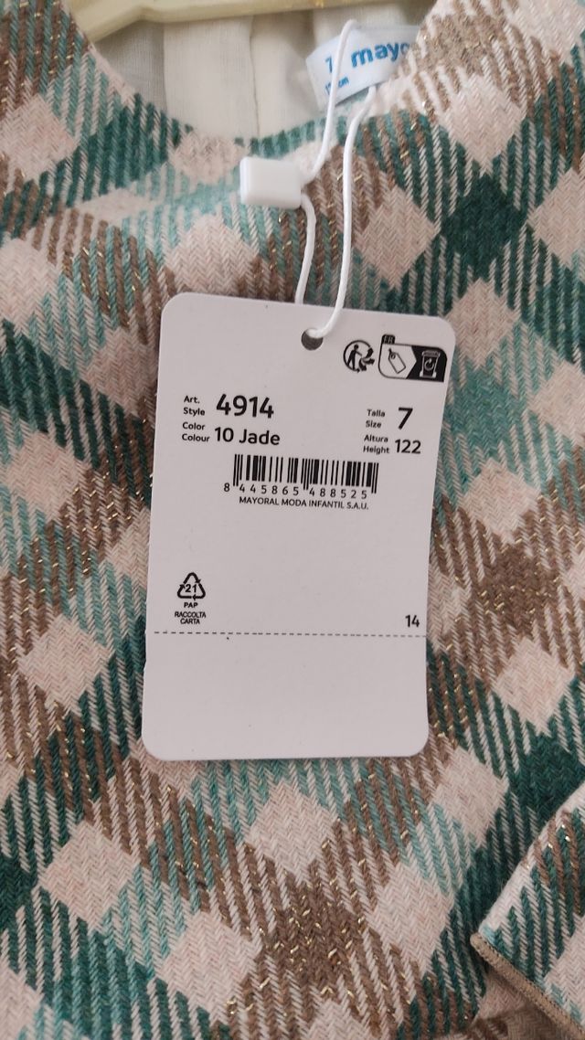 Vestido niña Mayoral 7 años