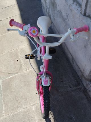 Bicicleta niña 16" rosa
