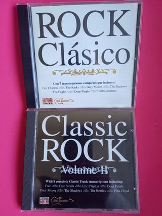 CDs (7) con clásicos para practicar con guitarra