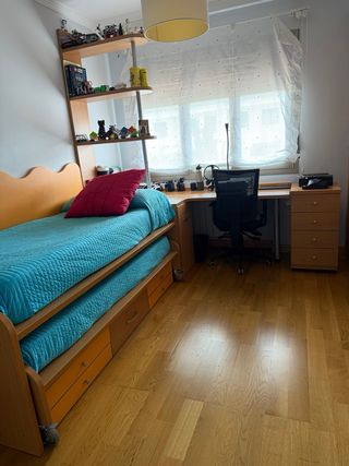 Dormitorio juvenil con cama nido