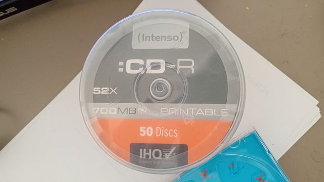50 CDs Intenso - 700MB - 52x