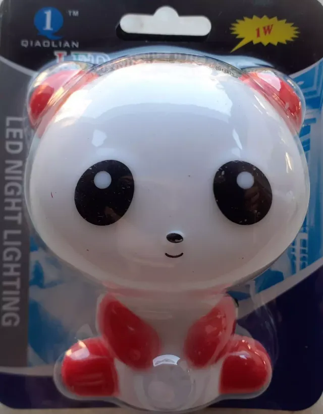 Luce Notturna Panda Per Bambini Con Interruttore