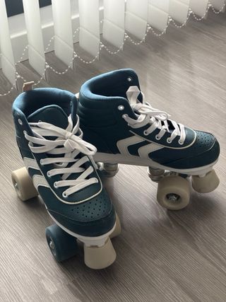 Patines Oxelo + protecciones y casco