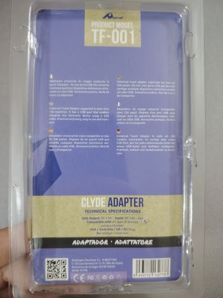 Adattatore Viaggio Clyde TF-001