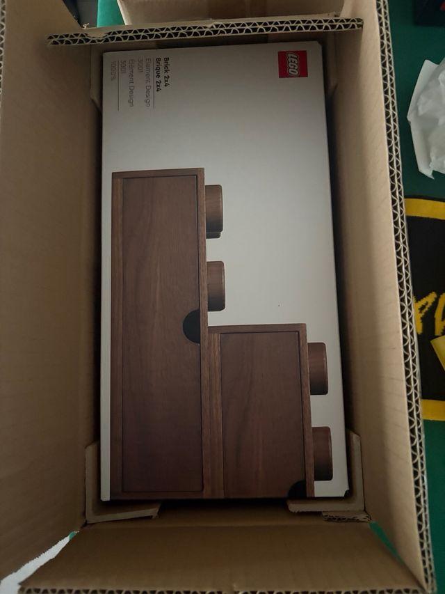 Cassetti di design Lego in legno di quercia