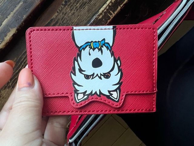 Tracolla rossa Mark Etro con portacarte