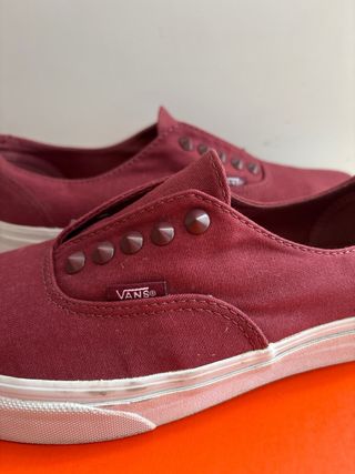 Zapatillas Vans rojas - Mujer