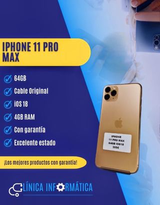 iPhone 11 Pro Max 64GB en excelente estado –