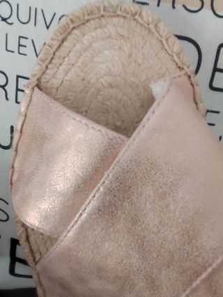 Sandalias planas esparto. 40. A estrenar.