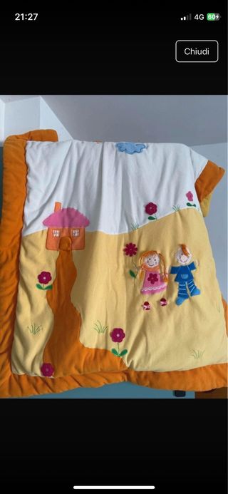 Coperte lettino/passeggino bimbo