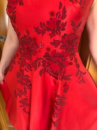 Vestido rojo fiesta Talla M