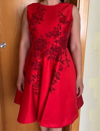 Vestido rojo fiesta Talla M