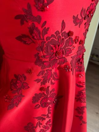 Vestido rojo fiesta Talla M
