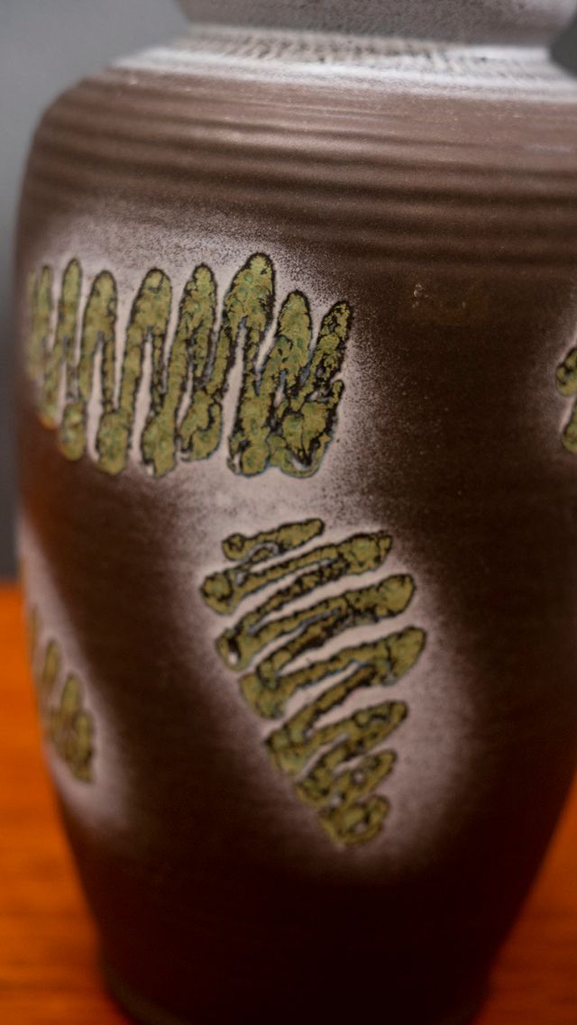 Jarrón danés vintage mid-century