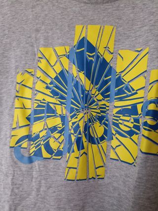 Camiseta Adidas gris-azul talla S