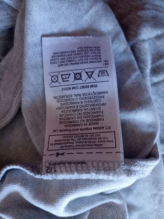 Camiseta Adidas gris-azul talla S