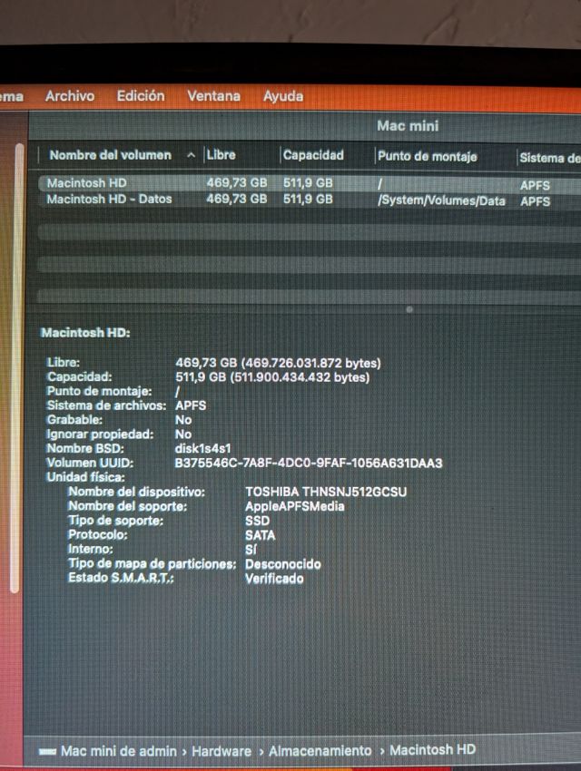 Mac Mini 2011 i5 da 8 GB e 512 SSD