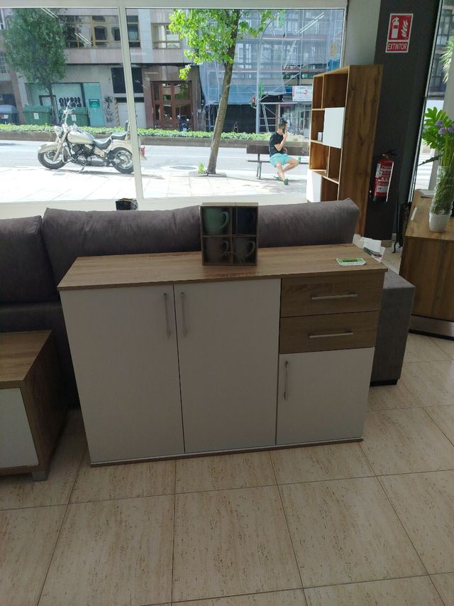 Aparador madera blanco-marrón