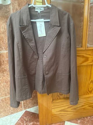 Chaqueta marrón Nice Girl - Talla L