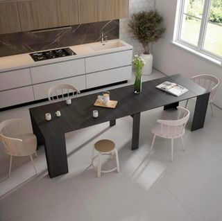 NUOVA consolle allungabile nera da pranzo Mesa