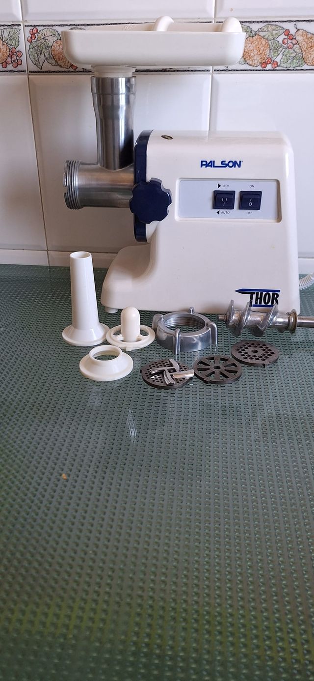 Picadora el ́ctrica de carne y hacer embutidose