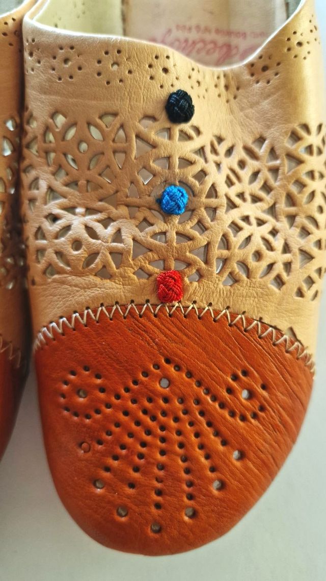 Babouche marocchine artigianali in pelle n39