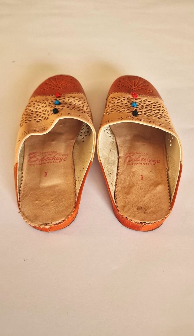 Babouche marocchine artigianali in pelle n39