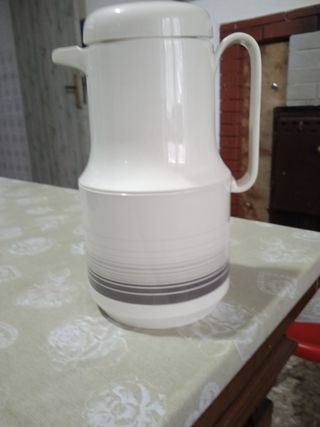 Termos vintage bianco e grigio