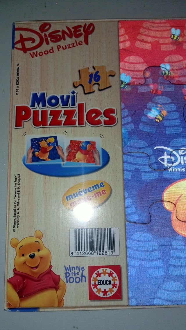 Puzzle Winnie the Pooh com 16 peças NOVO selado