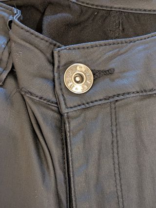 Pantalones cuero negro -talla M