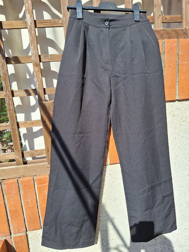 Pantalón negro ancho talla 36