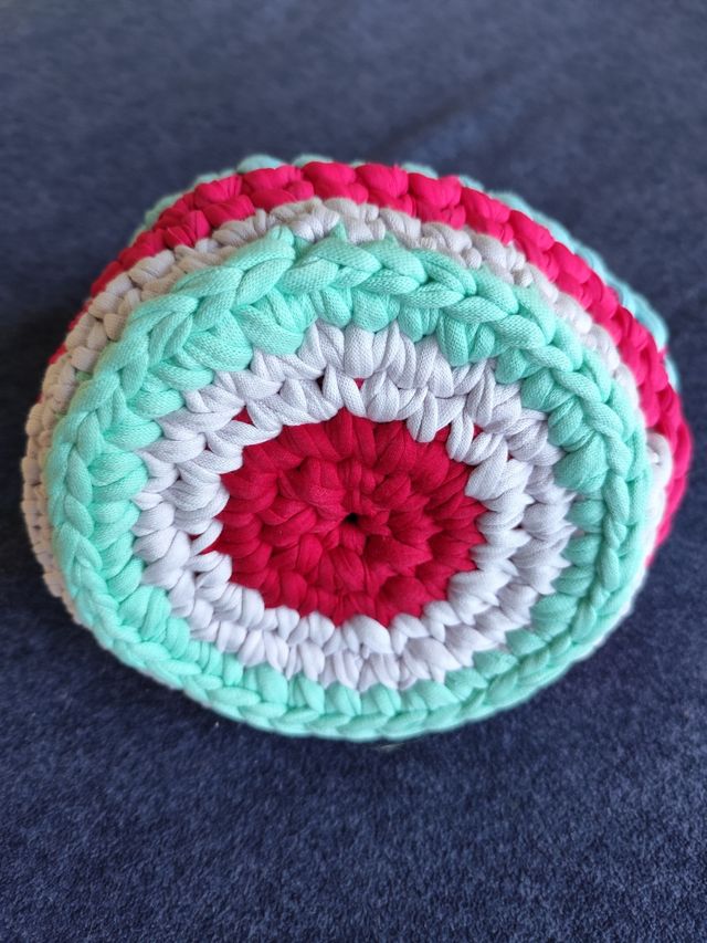 Bolsos trapillo multicolor hechas a mano