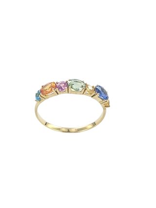 Anillo oro 18k multicolor