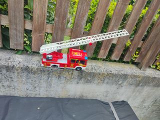 Playmobil camion pompieri scala