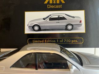 Maqueta Mercedes 600 SEC escala 1:18 edicion limit
