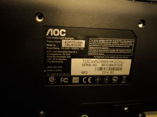Monitor AOC 24" LED