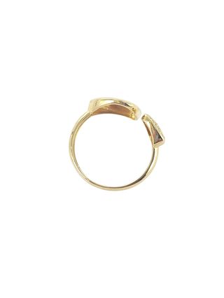Anillo oro 18k c/ circonitas