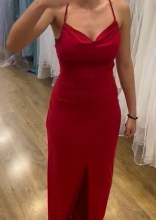 Vestido rojo gala/graduación