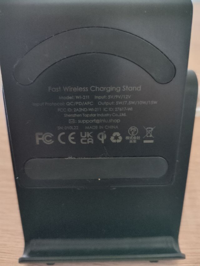 Cargador inalámbrico móvil