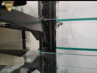 Estanteria expositora vidrio-metal, góndola.