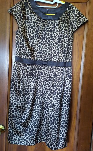 Vestido leopardo vintage