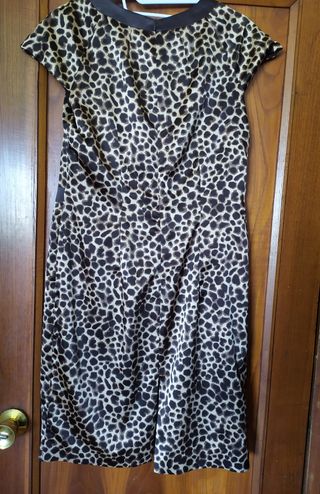 Vestido leopardo vintage