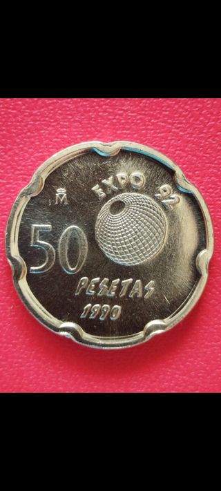  Moneda España 50 Ptas Expo'92