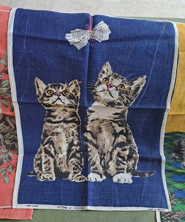 Strofinacci lino Irlanda - Gatti & Cani