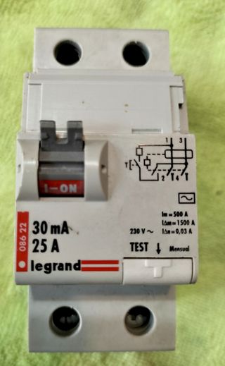 Interruptor Diferencial Legrand 25A 30mA