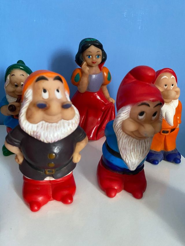 Set Pupazzi Biancaneve anni 70